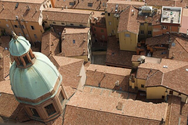 Die Dächer von Bologna